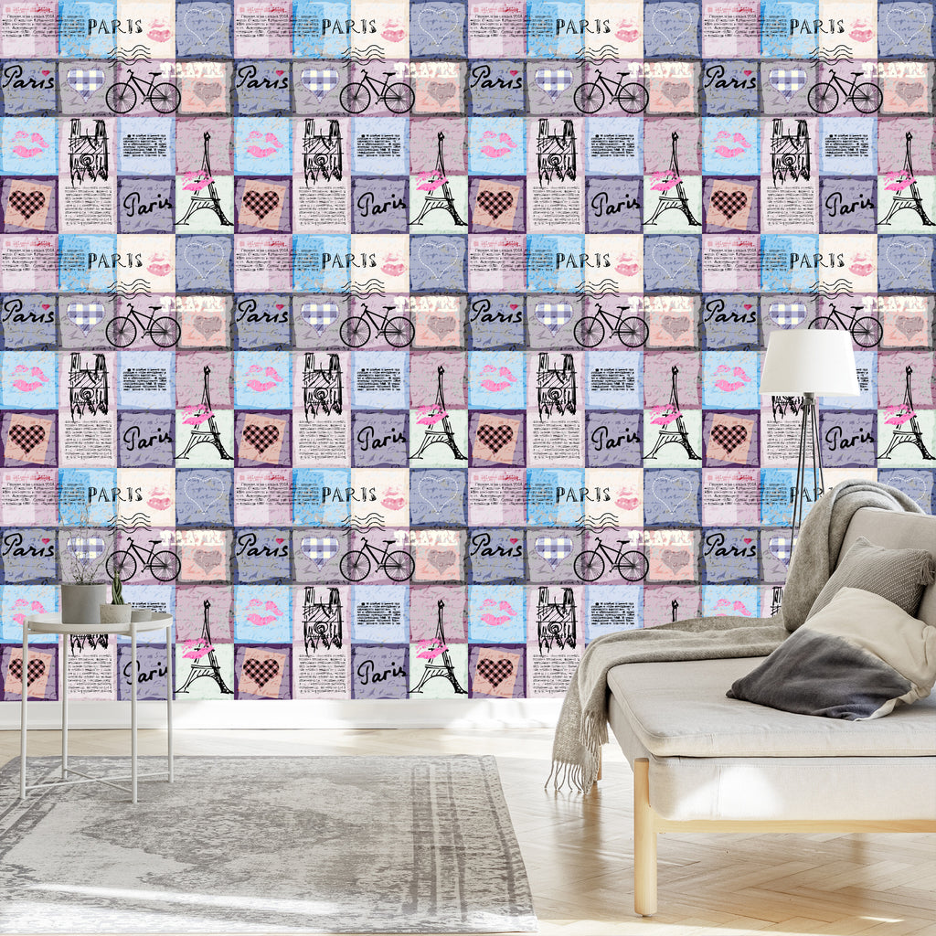 Tapeta Paryski Patchwork