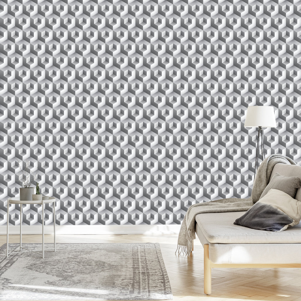 Tapeta Modernistyczny Abstrakcyjny Motyw 3D