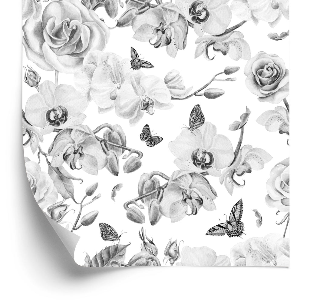 Tapeta Do Salonu Kwiaty Natura Rośliny Storczyki