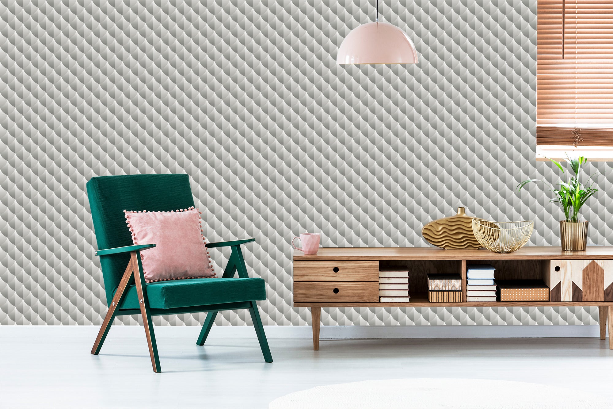 Tapeta Modernistyczny Wzór Geometryczny