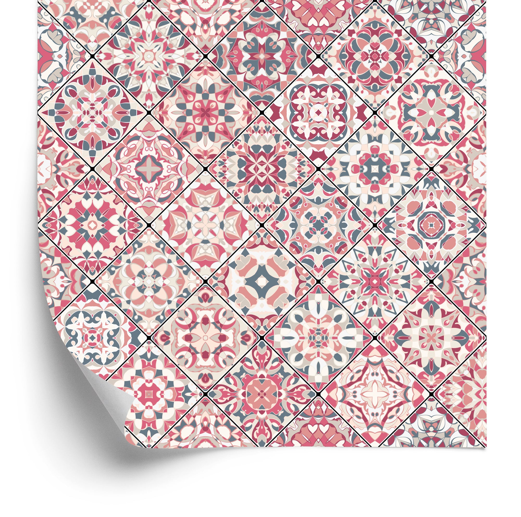 Tapeta Kolorowa Mozaika W Orientalnym Stylu