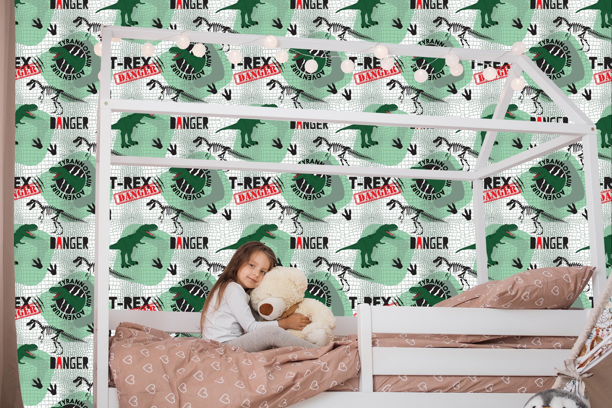 Tapeta Dla Dzieci Dinozaury, Zwierzęta, Zieleń