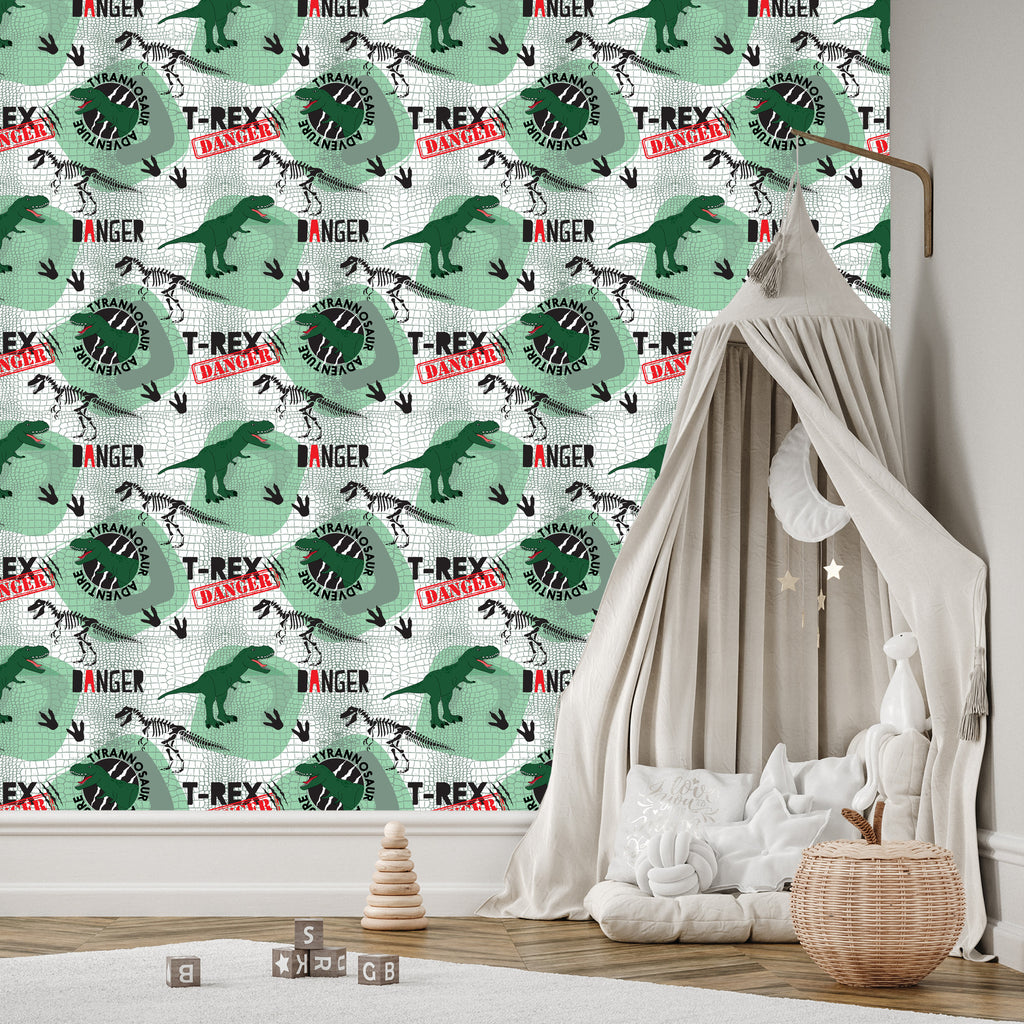 Tapeta Dla Dzieci Dinozaury, Zwierzęta, Zieleń