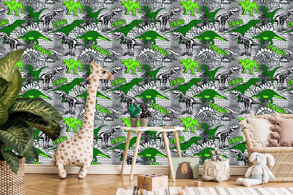 Tapeta Dinozaury Zwierzęta Do Pokoju Młodzieżowego