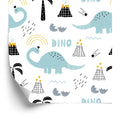 Tapeta Z Dinozaurami, Drzewa, Natura, Dla Dzieci