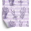 Tapeta Retro Lawenda