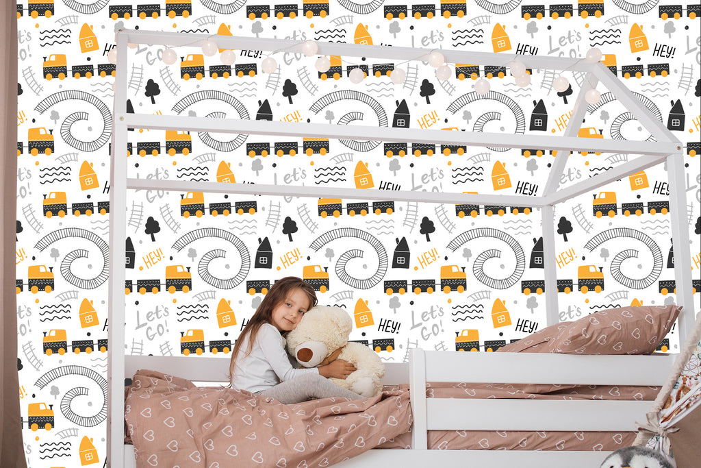 Tapeta Zabawkowy Parowóz