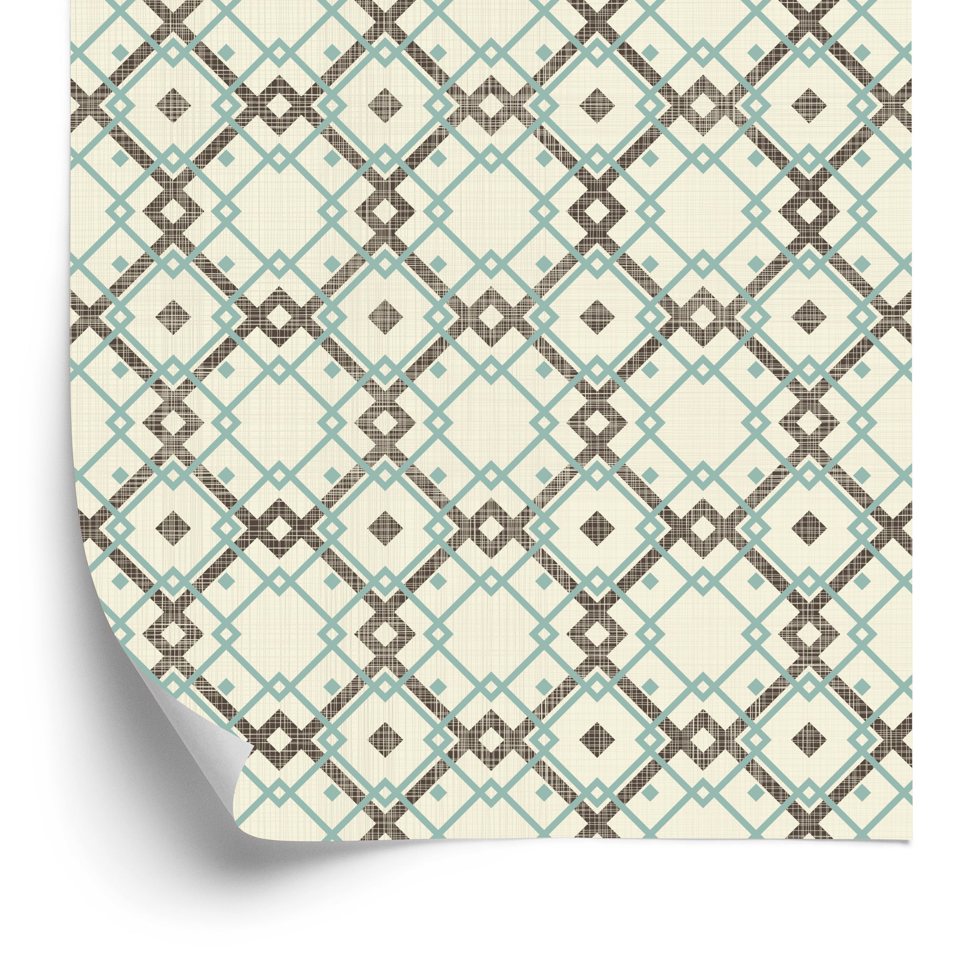 Tapeta Geometryczny Wzór W Stylu Retro