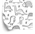Tapeta Do Pokoju Dziecka, Dinozaury Rośliny Natura