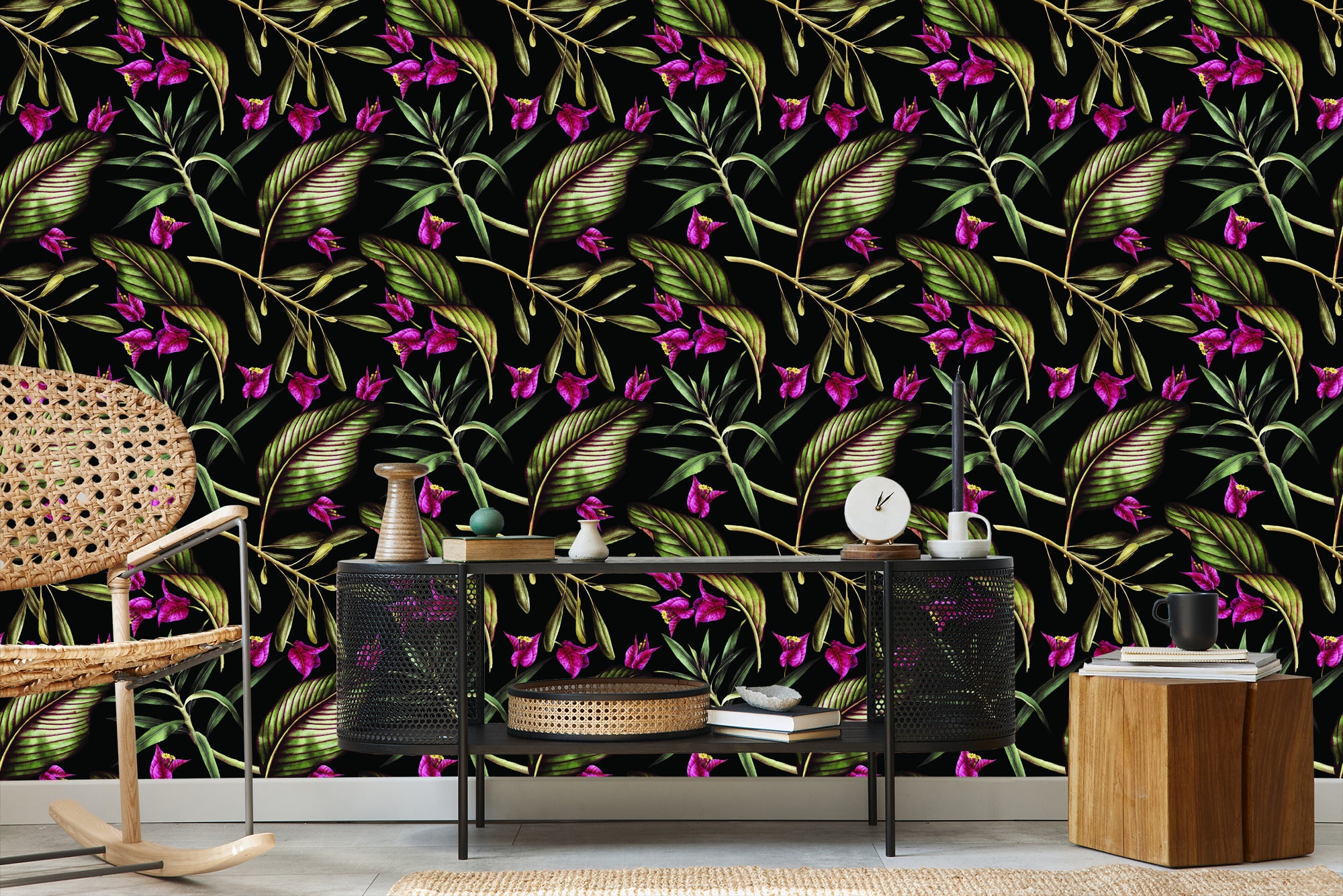 Tapeta Kwiaty W