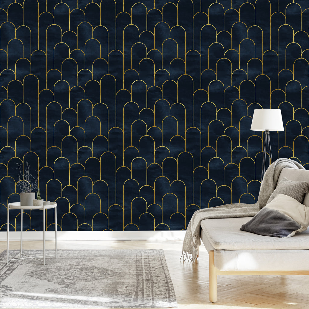 Tapeta Dostojny Wzór W Stylu Art Deco