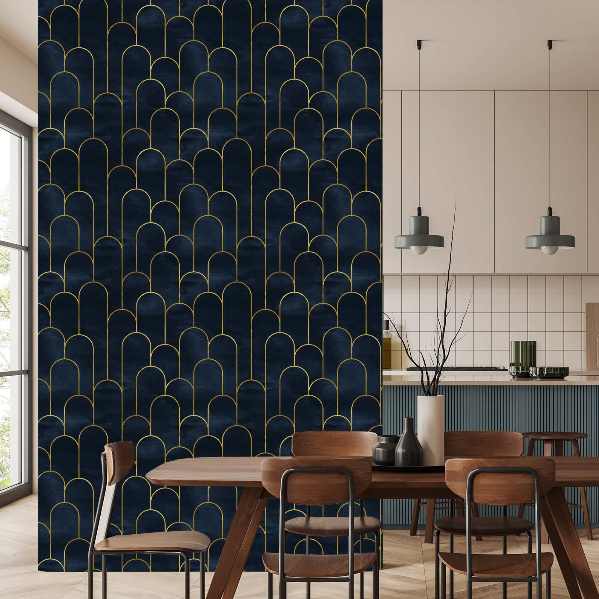 Tapeta Dostojny Wzór W Stylu Art Deco